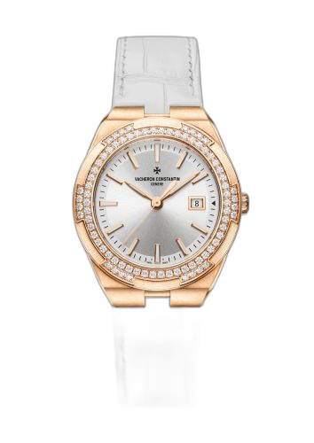 [1205V/000R-B592] Overseas Quartz Pink Gold / Diamond / Silver