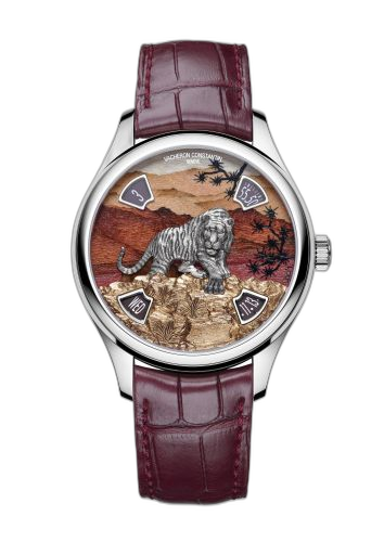 [7600C/000G-B449] Les Cabinotiers Les Cabinotiers Imperial Tiger White Gold / Red Wood