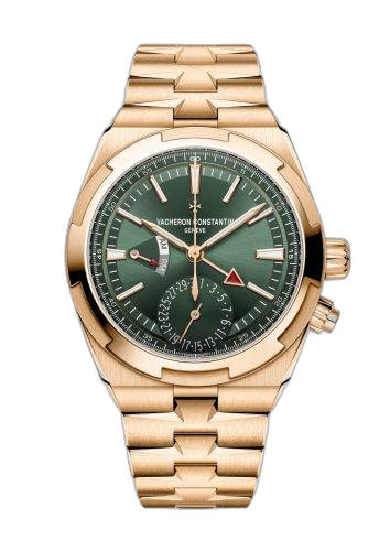 [7920V/210R-B965] Overseas Dual Time Pink Gold / Green