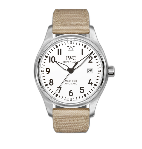 [IW3270-17 (aka: IW327017)] Pilot's Watch Mark XVIII Silver / Canvas