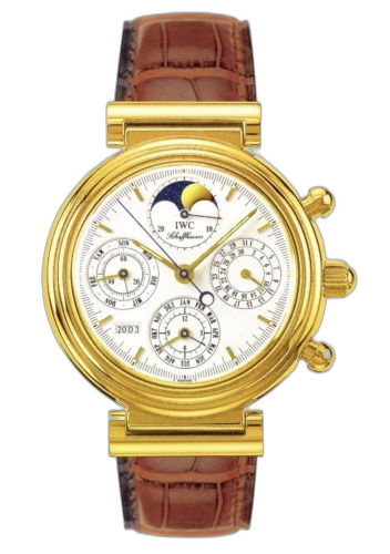 [IW3750-02] Da Vinci Perpetual Yellow Gold / White / Italian