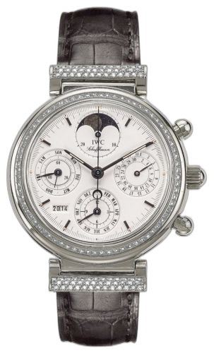 [IW8153-09 (aka: IW815309)] Da Vinci Perpetual White Gold / Diamond / White / German