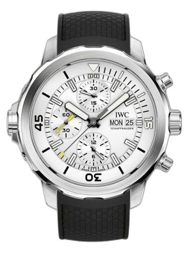 [IW3768-01 (aka: 3768-01, IW376801)] Aquatimer Chronograph Stainless Steel / Silver / Rubber