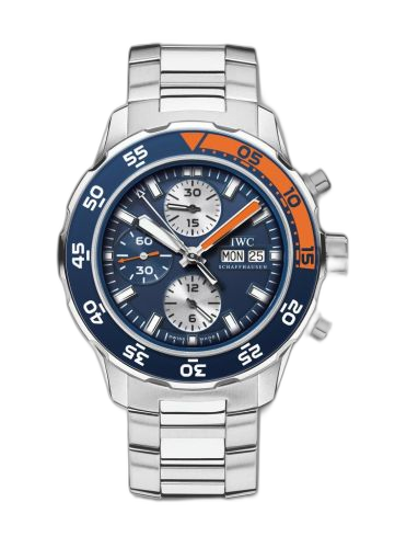 [IW3767-03 (aka: 3767-03, IW376703)] Aquatimer Chronograph Stainless Steel / Blue / Bracelet