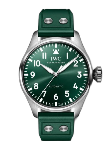 [IW3293-06 (aka: IW329306)] Big Pilot 43 Stainless Steel / Green
