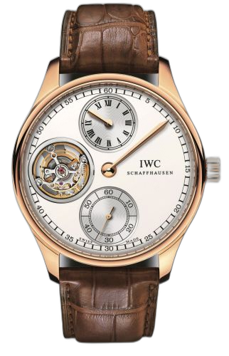 [IW5446-02 (aka: IW544602)] Portugieser Regulateur Tourbillon Rose Gold / Silver