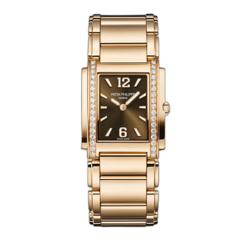 [4910/1201R-001] Twenty~4 Manchette Rose Gold / Brown