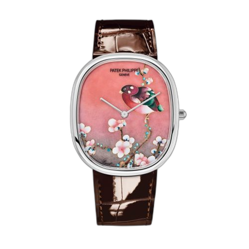 [5738/50G-010] Golden Ellipse 5738 White Gold / Japanese Prints