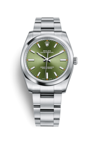 [114200-0021] Oyster Perpetual 34 Olive Green