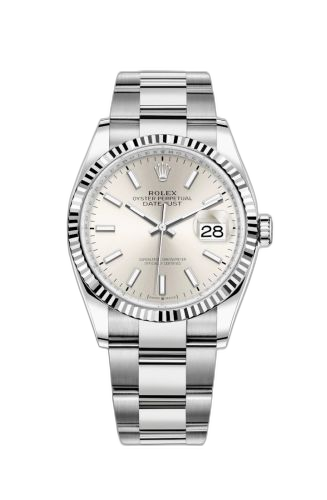 [126234-0014] Datejust 36 Stainless Steel / Fluted / Silver / Oyster