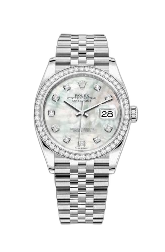 [126284RBR-0011] Datejust 36 Stainless Steel / Diamond / MOP-Diamond / Jubilee