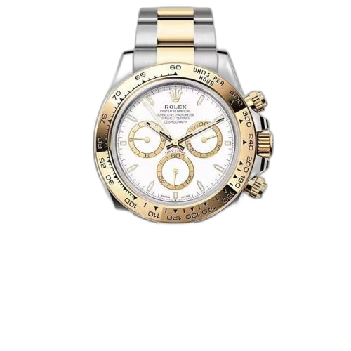 [126503-0001 (aka: M126503-0001)] Cosmograph Daytona Stainless Steel - Yellow Gold / White / Oyster