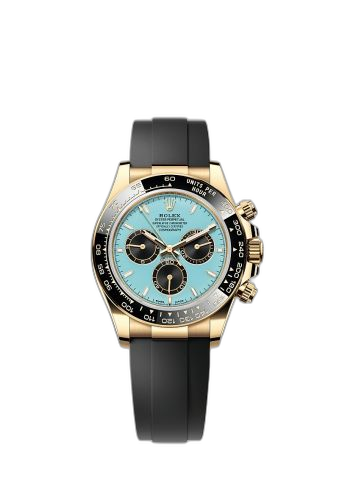 [126518LN-0014] Cosmograph Daytona Yellow Gold - Cerachrom / Turquoise / Oysterflex