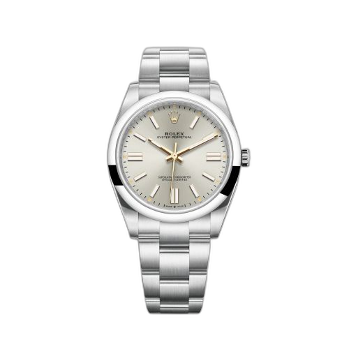 [124300-0001 (aka: M124300-0001)] Oyster Perpetual 41 Stainless Steel / Silver