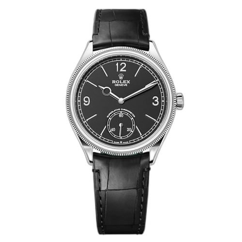 [52509-0002 (aka: M52509-0002)] Perpetual 1908 39 White Gold / Black