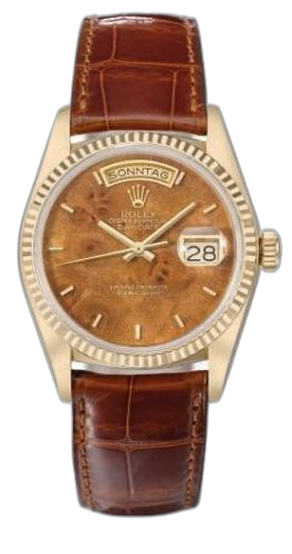 [18038 Burr Wood] Day-Date 18038