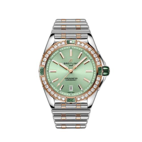 [U17356531L1U1] Super Chronomat 38 Stainless Steel - Red Gold / Pink / Rouleaux