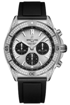 [AB0134721G1S1] Chronomat B01 42 Stainless Steel - Diamond / Silver / Rubber