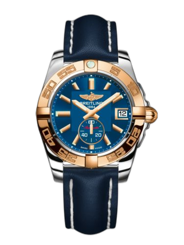 [C3733012/C831/194X/A16BA.1] Galactic 36 Automatic Stainless Steel / Rose Gold / Gun Blue / Calf