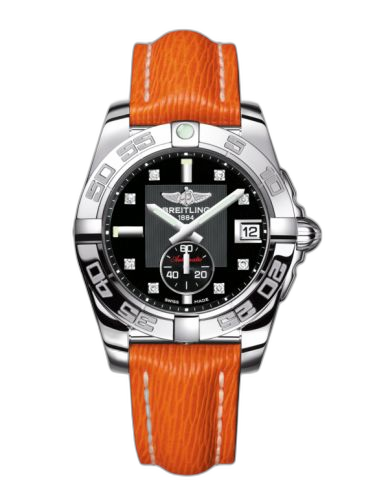 [A3733012/BD02/217X/A16BA.1] Galactic 36 Automatic Stainless Steel / Volcano Black Diamond / Sahara