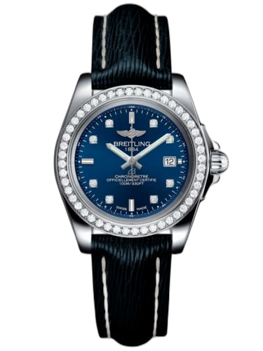 [A7133053/C966/210X/A14BA.1] Galactic 32 Sleek Edition Stainless Steel / Diamond / Horizon Blue Diamond / Sahara