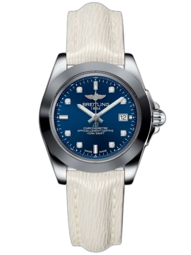 [W7133012/C966/235X/A14BA.1] Galactic 32 Sleek Edition Stainless Steel / Horizon Blue Diamond / Sahara