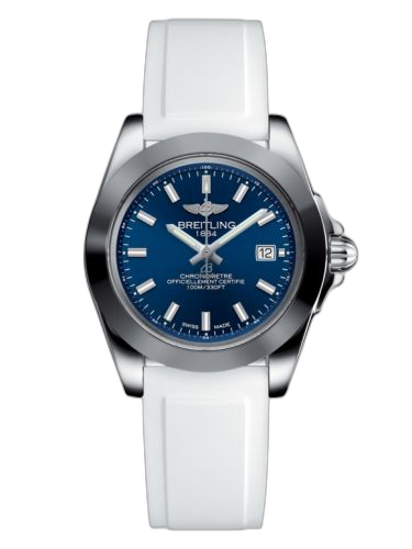 [W7133012/C951/164S/A14S.1] Galactic 32 Sleek Edition Stainless Steel / Horizon Blue / Rubber