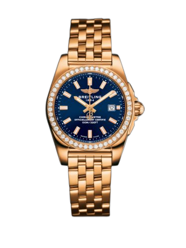 [H7234853|C950|791H] Galactic 29 Rose Gold / Diamond / Horizon Blue / Bracelet