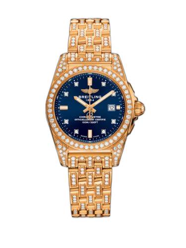 [H72348AF|C964|791T] Galactic 29 Rose Gold / Diamondworks / Horizon Blue Diamond / Bracelet