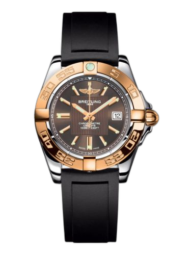[C71356L2.Q581.133S] Galactic 32 Stainless Steel / Rose Gold / Solar Bronze / Rubber