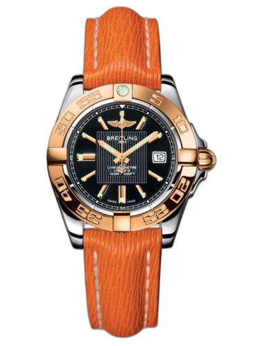 [C71356L2.BA12.212X] Galactic 32 Stainless Steel / Rose Gold / Trophy Black / Sahara