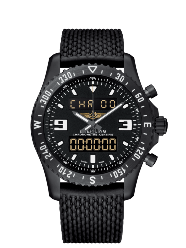 [M78367101B1S1 (aka: M7836710/BG34/256S/M20DSA.4)] Chronospace Military Blacksteel / Volcano Black / Rubber / Folding