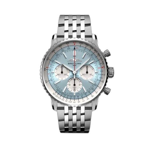 [AB01388B1C1A1] Navitimer B01 Chronograph 43 Stainless Steel / Ethos