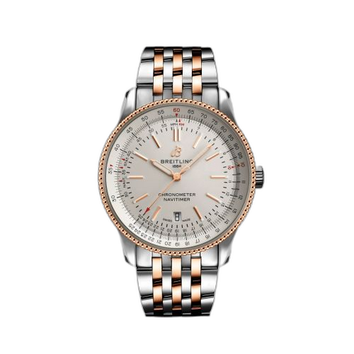 [U17326211G1U1] Navitimer Automatic 41 Automatic Stainless Steel / Rose Gold / Silver / Bracelet