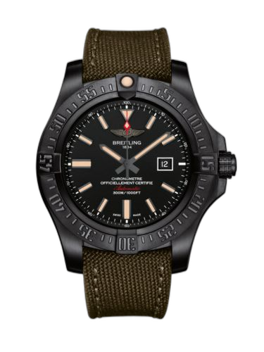 [V1731010/BD12/105W/M20BASA.1 (aka: V1731010.BD12.105W)] Avenger Blackbird 48 Black Titanium / Volcano Black / Military / Pin