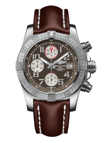 [A1338111/F564/438X/A20D.1] Avenger II Stainless Steel / Tungsten Gray / Calf / Folding