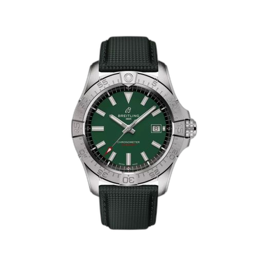 [A17328101L1X1] Avenger Automatic 42 Stainless Steel / Green / Strap