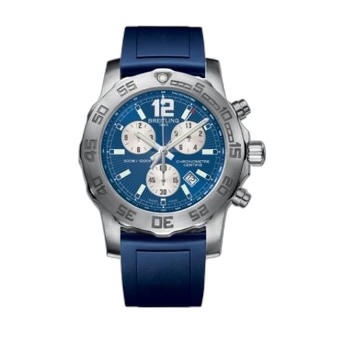 [A7338710C848145S] Colt Chronograph II Blue / Rubber