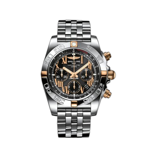 [IB011012/B957/388C] Chronomat 44 Stainless Steel / Rose Gold / Black - Roman / Japan Special Edition