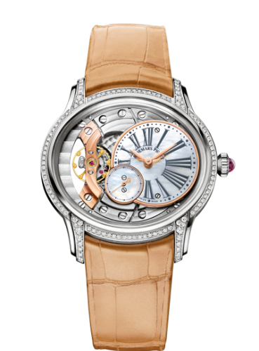 Millenary Hand-wound White Gold / Mother of Pearl