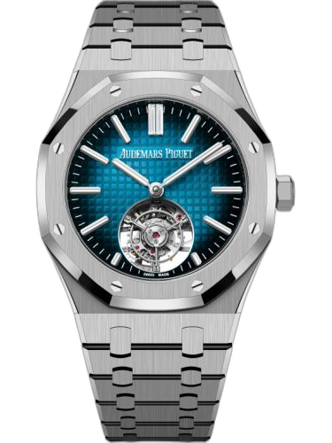 Royal Oak Self-Winding Flying Tourbillon Titanium / Blue