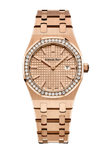 Royal Oak 67651 Quartz Pink Gold / Pink / Bracelet
