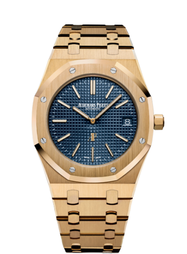 Royal Oak Extra-Thin Yellow Gold / Blue