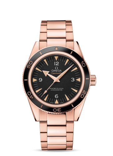 Seamaster 300 Master Co-Axial Sedna Gold / Black / Bracelet