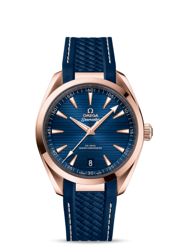 Seamaster Aqua Terra 150M Master Chronometer 41 Sedna Gold / Blue / Rubber