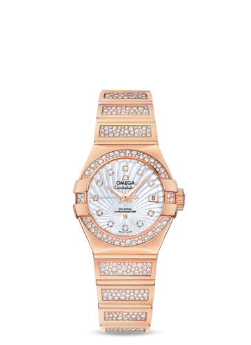 Constellation Co-Axial 27 Polished Red Gold / Snow / MOP Supernova