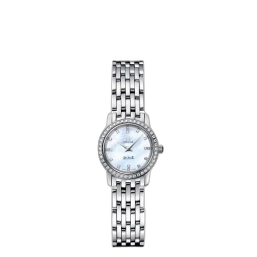 De Ville Prestige Quartz 22 Stainless Steel / Diamond / MOP / Bracelet