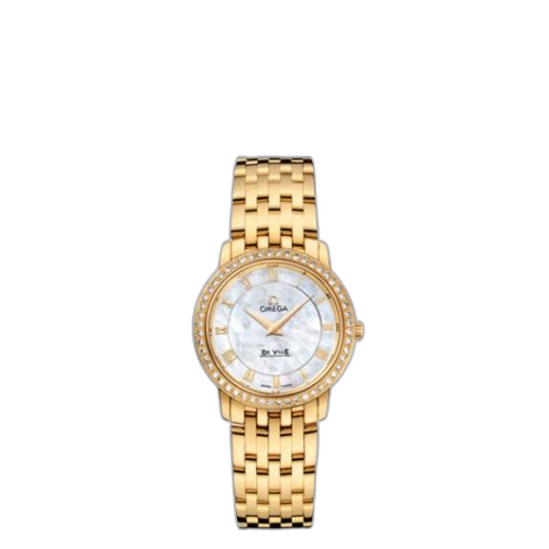 De Ville Prestige Quartz 27 Yellow Gold / Diamond / MOP / Bracelet