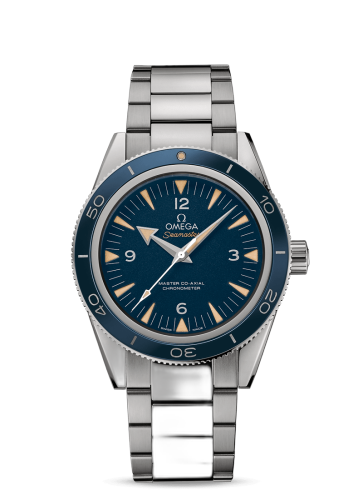 Seamaster 300 Master Co-Axial Titanium / Blue / Bracelet