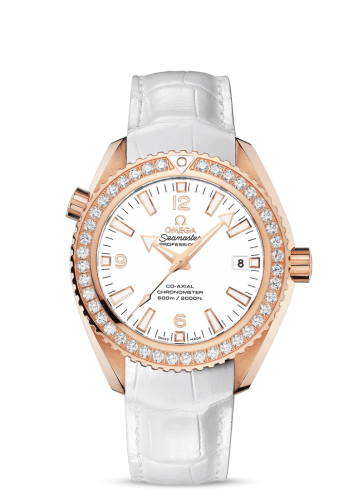 Seamaster Planet Ocean 600M Co-Axial 42 Red Gold / Diamond / White / Alligator